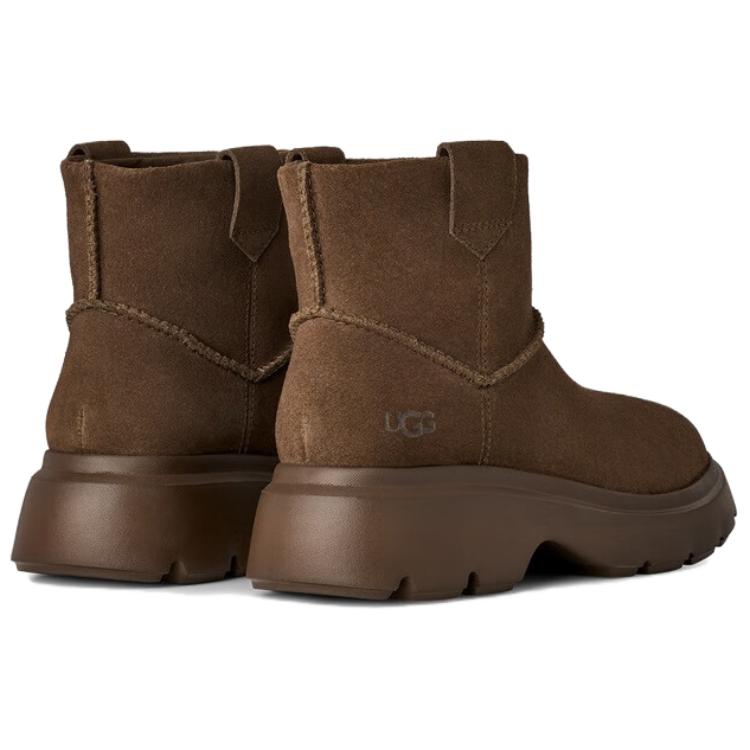 UGG Calimuze Mini Pull On Comfortable Simple Snow Boots Women Boots Dark-Brown 1174516-DRKT