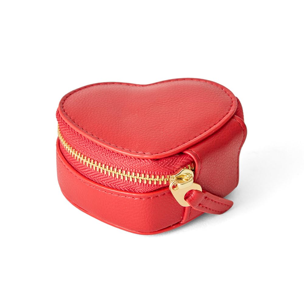 

Keychain Heart Jewelry Case Red FREE [Hazel] Women s червоний