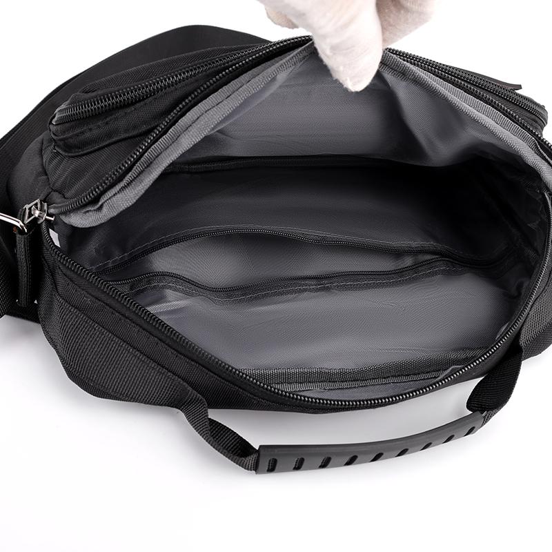 Multi-Pocket Oxford Messenger Bag for Men – Roomy Crossbody Shoulder Pack for Office Travel & Everyday Carry