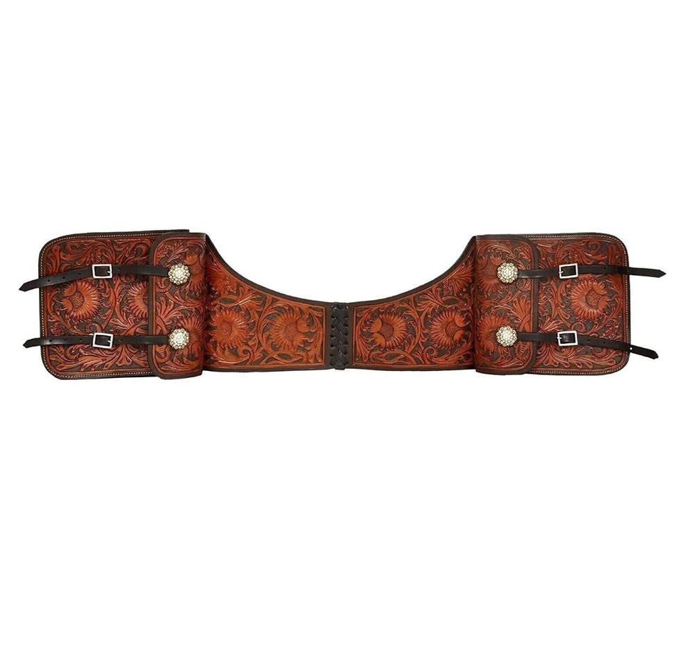 Sacoche De Selle Western En Cuir Véritable – Alfalah International – Neuf