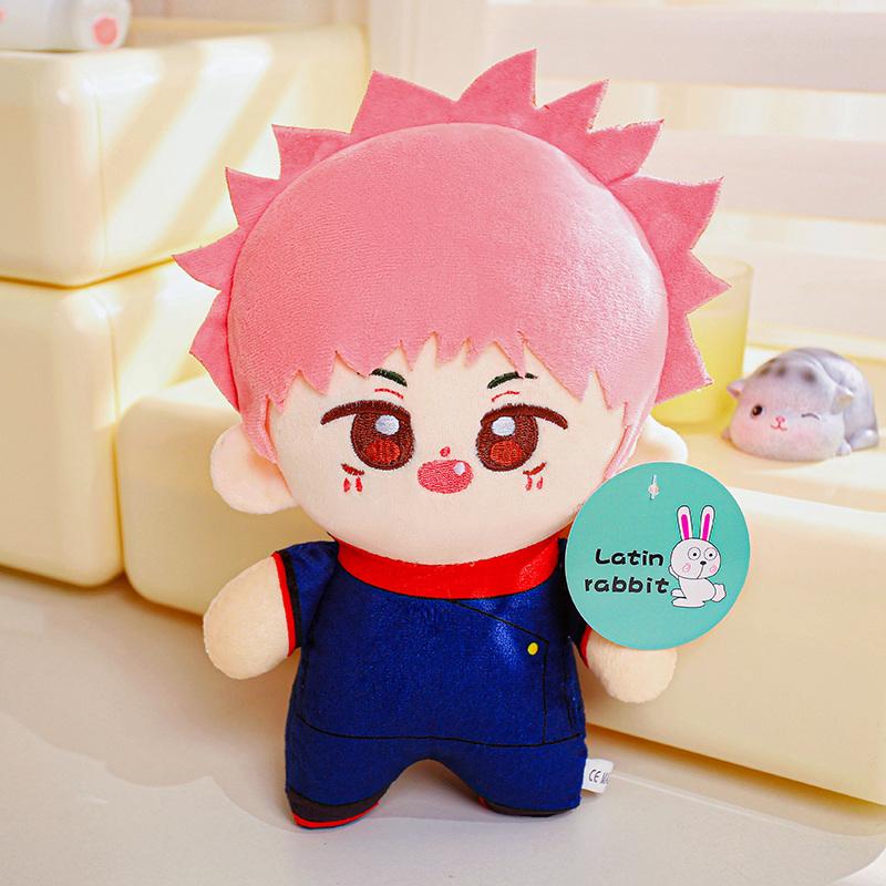 Anime Jujutsu Kaisen Plush Gojo Satoru Itadori Yuji Stuffed Doll Kawaii Anime Peripheral Toys Collection Gifts for Boyfriend