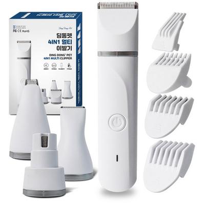 Dingdongpet Pet 4in1 Multi Hair Clipper Yp-7016, Korean Pet Shampoo