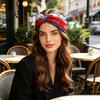 Diadema de Tela con Estampado de Bandera Suave para el Día de la Independencia con Estrellas Accesorios para el Cabello Americanos Diseño de Rayas Diadema Patriótica Festiva Accesorios Julio