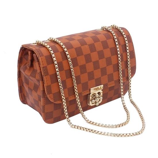 AKSUTI Trendy Sling bag With Golden Chain Shoulder Strap Crossbody Sling Bag For women & Girls