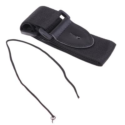 68Cm-124Cm Universal Gitarre Strap Einstellbare Nylon Gitarre Gürtel Mit Pu Leder