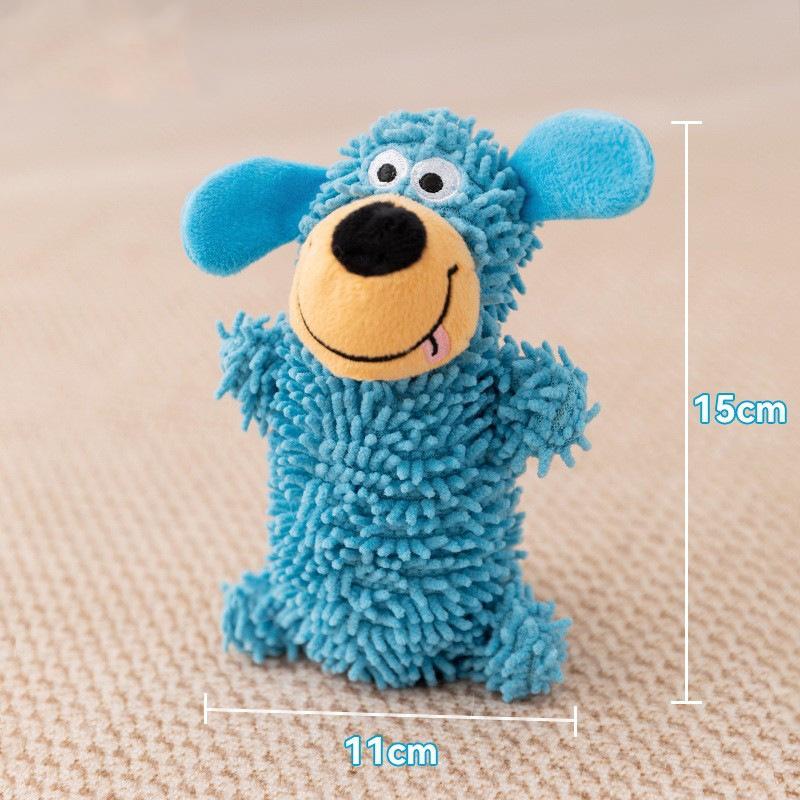 Hundespielzeug Interaktives Plüschhund Quietschspielzeug Mikrofaserball Monster Spielzeug Anwendbar auf Hundespielzeug Kauer Geeignet Kleiner Mittlerer Hund