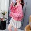 2025 Spring/Summer Retro Hong Kong-Style Women's Chic Loose Denim Jacket
