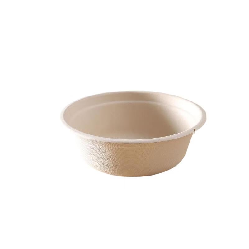 Disposable 180ml Natural Sugarcane Pulp Oval Bowls