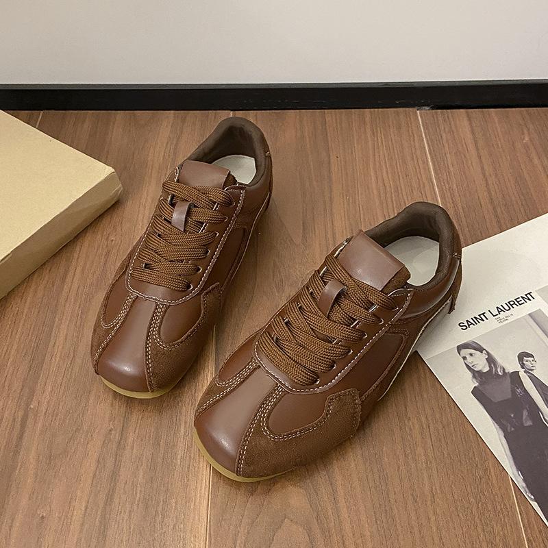 Niche Color Matching Inner Height Increase Moral Training Shoes Women's Shoes 2025 Autumn and Winter New Korean Casual Forrest Gump Shoes Boar