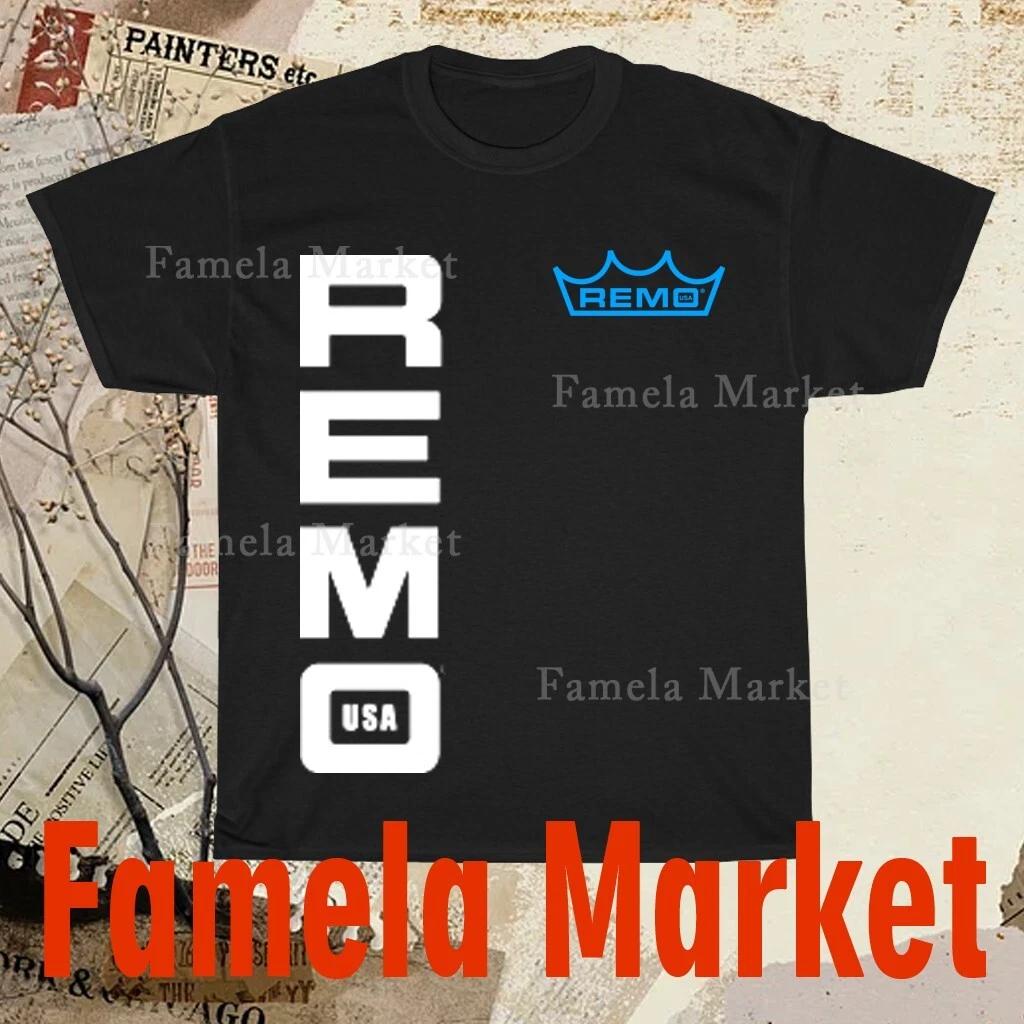 REMO Drums Equipment Logo TEE T-Shirt Funny American Size S to 5XL T-Shirt M