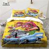 3D Print Fashion Rat Fink Bedding Set,Duvet Cover Comforter Bed Set Quilt Cover Pillowcase,King Queen Twin Size Boys Girls Adult