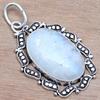 Pendant Moonstone Gemstone Gift For Her Silver Jewelry 2"