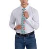 [Chioee] Business Necktie, Japanese Style, Crane and Cherry Blossom Pattern, Cute, Stylish, Popular, Easy To Tie, Washable, Cool Biz Style,