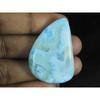 25X36MM Natural Blue Larimar Fancy Shape Cabochon Loose Gemstone 53Cts. LR-40
