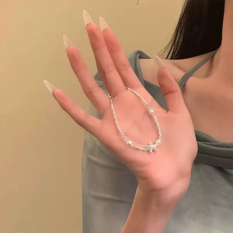 Women s Geometric Starfish Handband Bracelet - Versatile Ins Style Star Jewelry