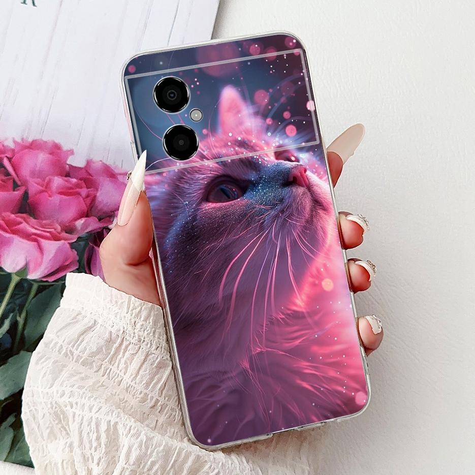 For Xiaomi Poco M4 5G Case New Luxury Painted Cover Liqiud Silicone Phone Case For Xiaomi Poco M4 Pro 4G PocoM4 Pro 5G Soft Bags