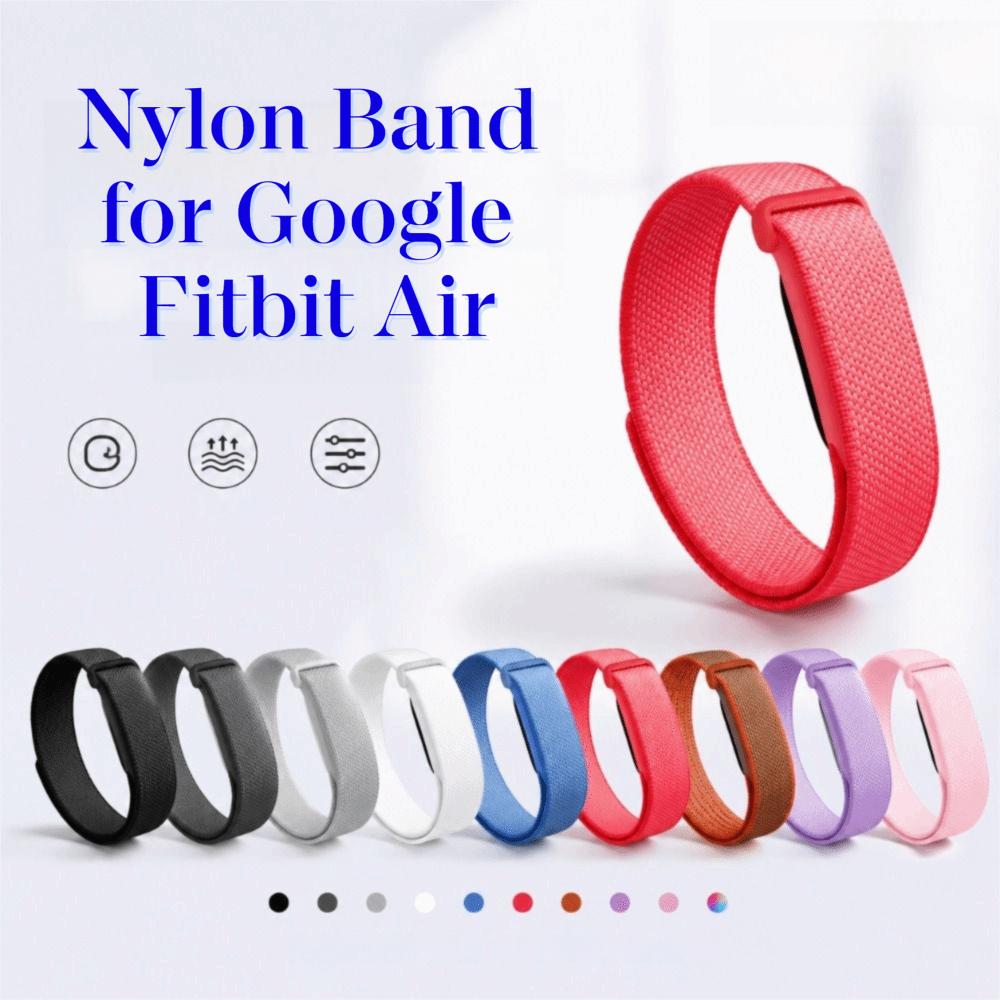 Schlaufe Nylon Band Verstellbares Sport Armband Ersatzband für Google Fitbit Air Fitness Tracker