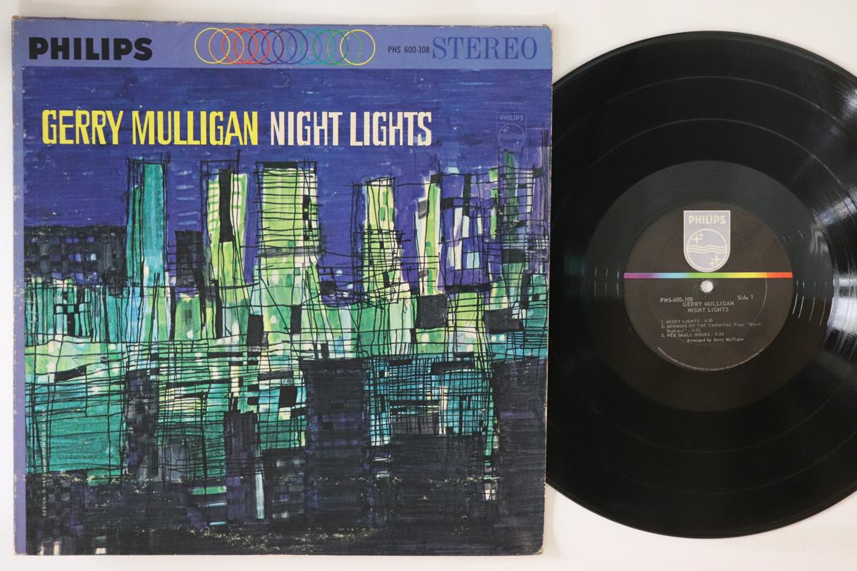 

LP Record GERRY MULLIGAN - Night Lights PHS600108 PHILIPS 1963 US Jazz Used