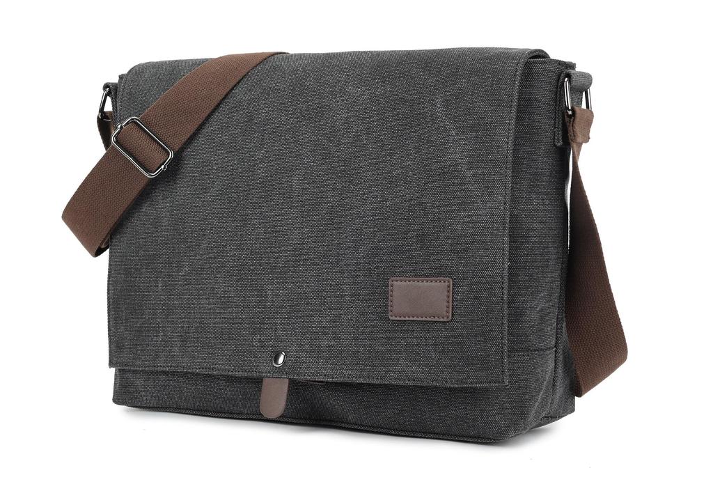 Kimura Kobo Canvas Shoulder Horizontal Zipper Messenger Large A4 012 Men's Bag, Bukaban, Sacoche, Style, Closure, Business, Multifunctional,