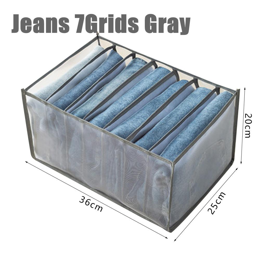 Jeans-Organisations-Aufbewahrungsbox, Schrank-Organizer, Kleidungs-Organisationssystem, Schubladen-Organizer, Schrank, Hosen-Aufbewahrungs-Organizer