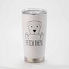 Shanggqi 5D Print Dog Design Stainless Steel Vacuum Insulated Tumbler