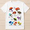 Wild Mushroom British British Wild Mushrooms Retro Funny Gift Tee T Shirt 2936
