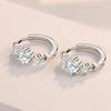 925 Sterling Zilver Vintage Gouden Ronde Oorbellen Voor Vrouwen Trendy Oorbel Sieraden Voorkom Allergie Feest Accessoires Cadeau