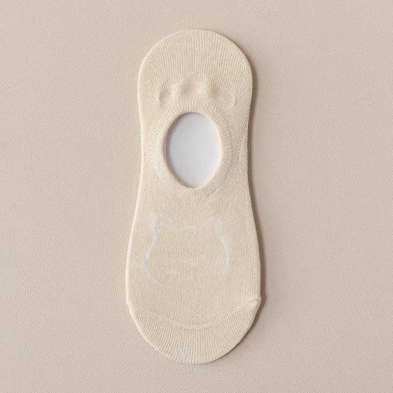 Female Spring and Summer Thin Cartoon Cute Invisible Silicone Non Slip Do Not Fall with The Boat Socks