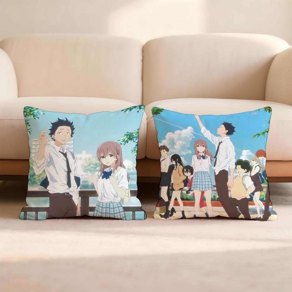 K-koe no K-KatachiS Cushion Cover Home & Car Multi-Scene Pillow Cover - Reversible, Soft & Durable for Daily Use
