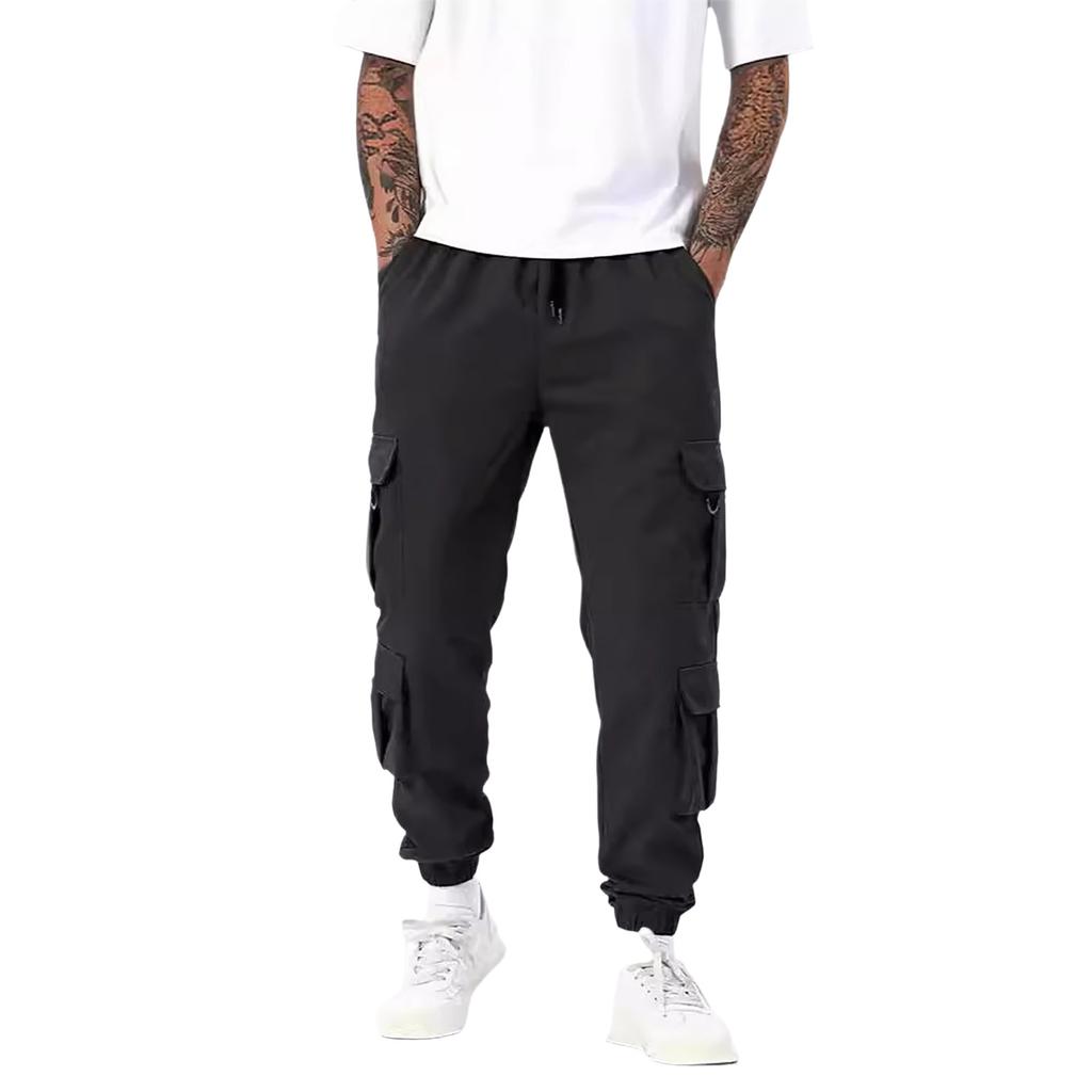 Casual Sports Pants Men's Loose Long Panel Fitness Running Training Pants
