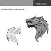 Wolf Head Metal Car Badge: Personalized Sticker & Logo