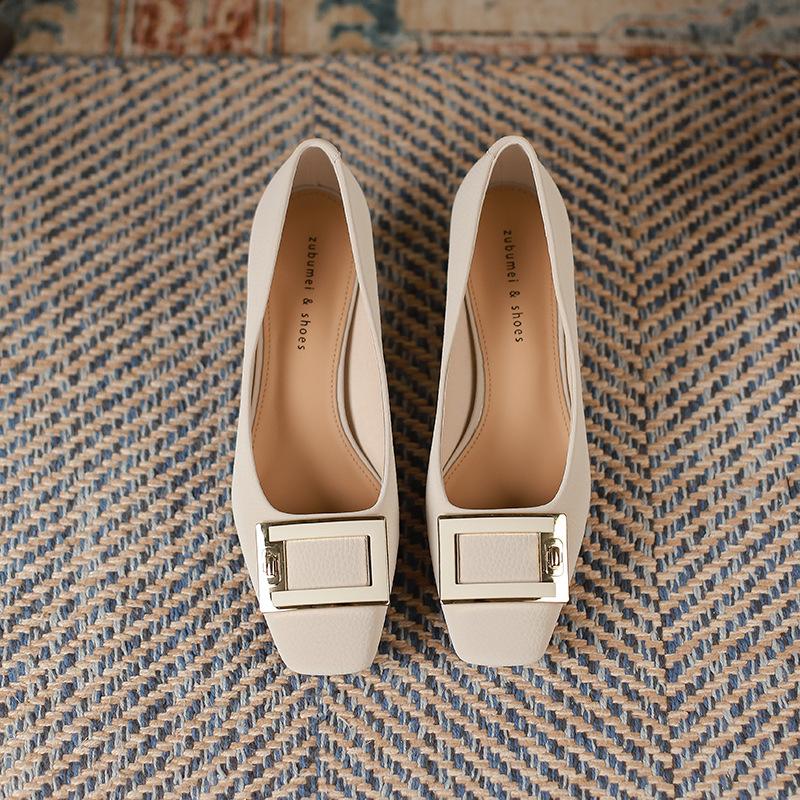 

Туфли-лодочки на шпильке с квадратным носком, женская обувь на высоком каблуке с квадратным носком, в сказочном стиле, на работе, на работе, с квадратной пряжкой 39