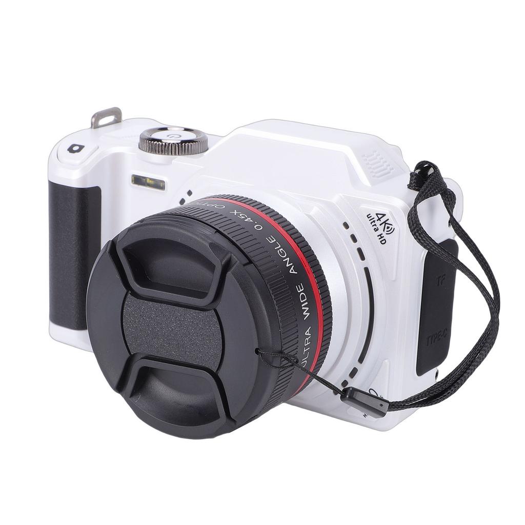 Digital Camera 4K 64MP 3 Inch Flip Screen 18X Zooming Autofocus WiFi Digital Selfie Camera for Photography