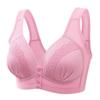 Reggiseno sexy con chiusura frontale Reggiseno con chiusura frontale da donna Reggiseni senza fili per donna Lingerie push up Reggiseno taglie forti senza reggiseno con anello in acciaio