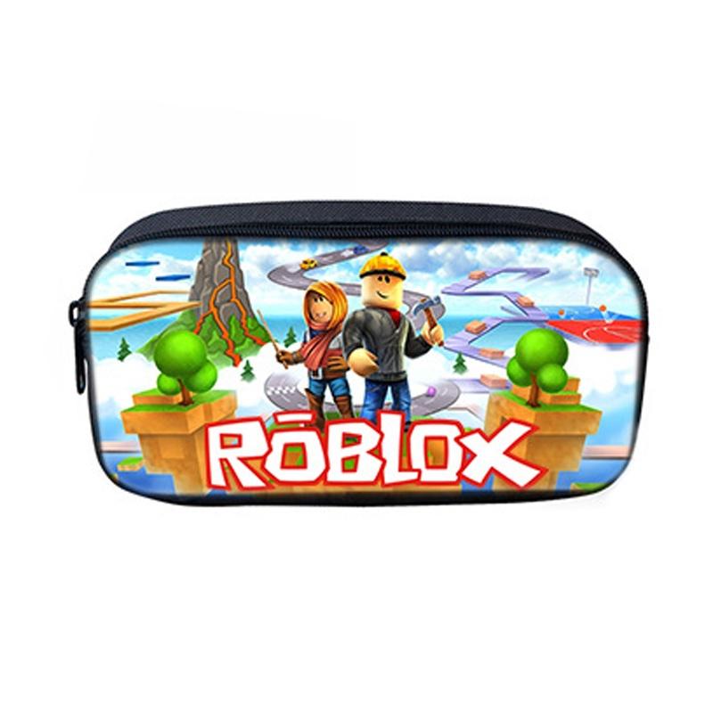 Plecak Roblox o dużej pojemności i z płynnie działającymi podwójnymi zamkami błyskawicznymi do szkoły i podróży