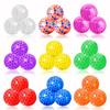Kind Traubenball Entlüftungs-Druckentlastungs-Quetsch-Musik Kristallfarbe Perlenball Entlastungsspielzeug Goldpulver Wasserball Kindergeschenk Spielzeug