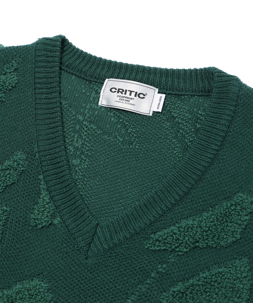 Critic Pile Mushroom Vest Green