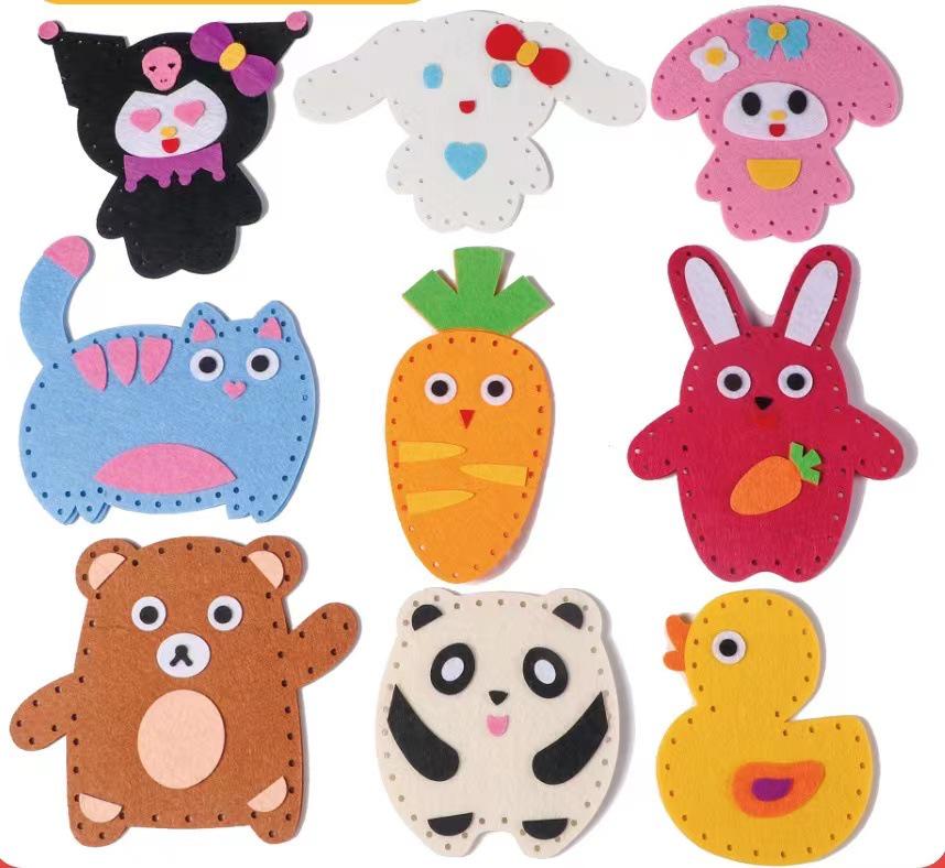 

Детский набор для шитья «Сделай сам»: Развлечения для родителей и детей для легкой координации рук и глаз и творческих проектов