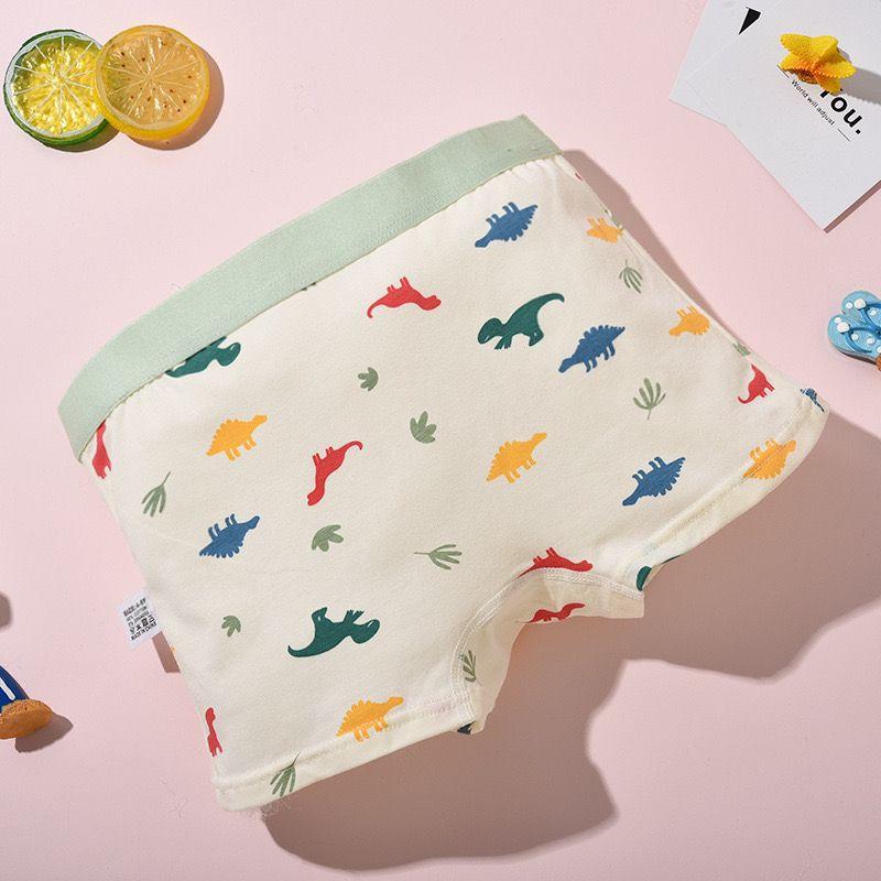 4PC Boys Cartton Boxer Underpants for Kid Children's Underwear Kids Shorts Cotton Underwear Boxers 2-14Y