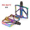 Aluminum Alloy Bike Pedals With 3 Sealed Bearings Anti-Slip Platform Road Folding Bicycles R67Y Colorful