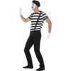 Smiffys Mens Mime Artist Costume Set