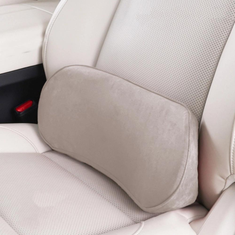 Memory Foam LOwer Back Pillow Solid Color Driving Seat Waist Pad New Back Cushion  Car
