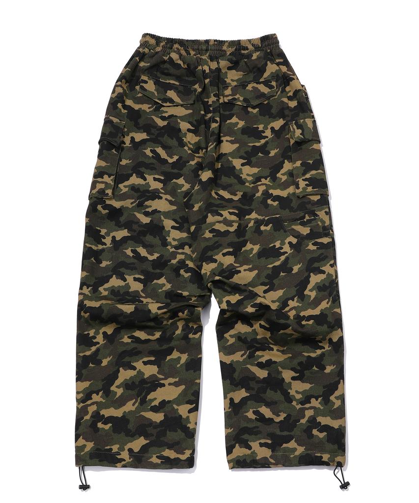 CPGN STUDIO Assassin Wide 3D Cargo Pants Camo