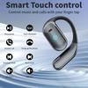 Cuffie Q16Pro V5.4 Bluetooth Auricolari Wireless Sportivi Cancellazione del Rumore Impermeabili Ganci per l'orecchio Auricolare Schermo Touch Intelligente