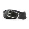 Emporio Armani Belt, 3cm Wide, Logo-engraved Buckle, Men's, Black, Compatible with the Stringa System, EM007192 AF29183 MC424 [Used]