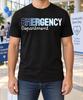 Emergency Department Shirt, Blue Ombre Lettering Tee, ER Nurse Appreciation Gift, Hospital Staff Design, Healthcare Worker Graduation Outfit