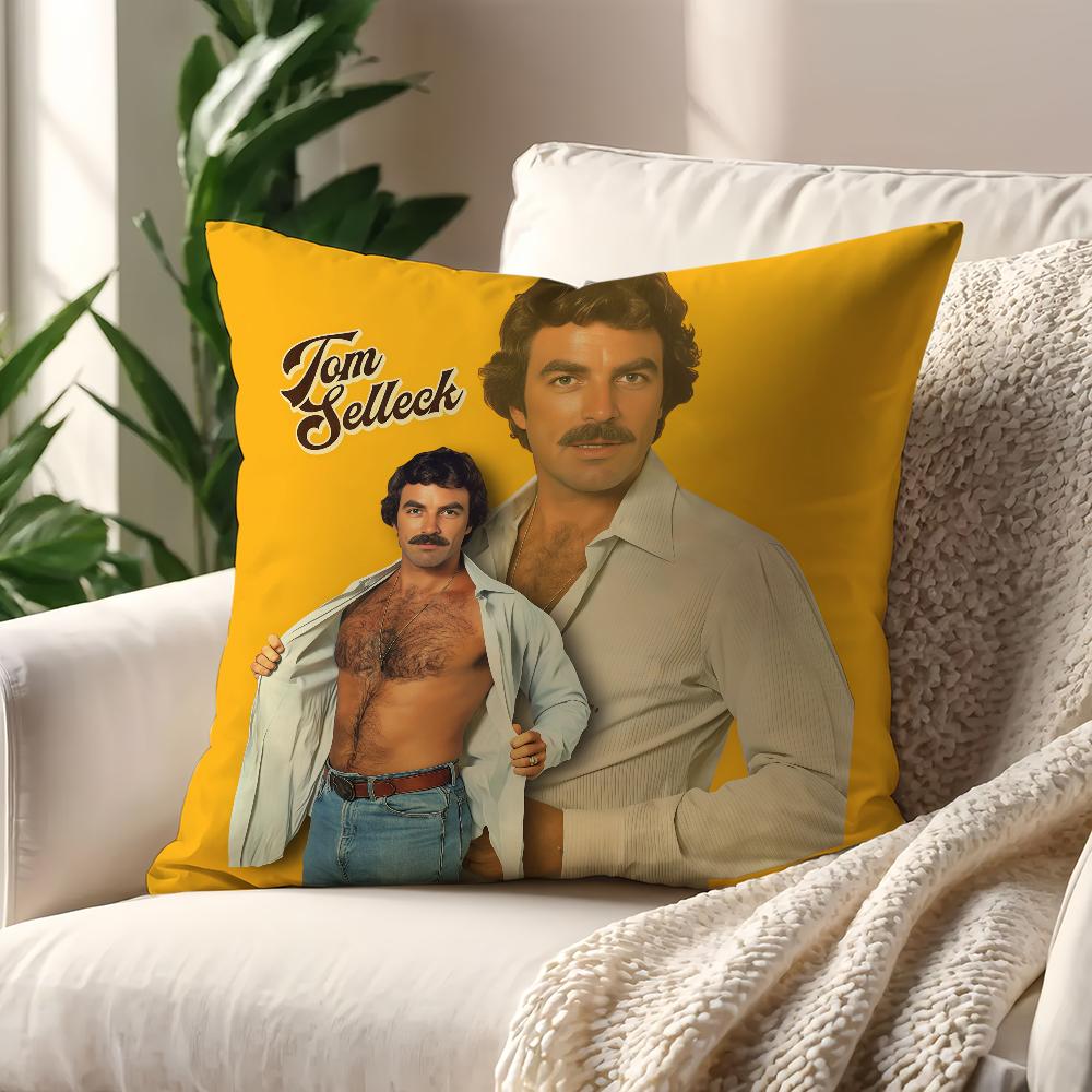 Tom Selleck Magnum cushion cover Decoration Room Shop Car Best Home Office Coffee Pillow Sofa Printing Nordic Simplicity Hit