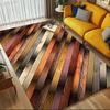 Wood Texture Crystal Velvet Chair Mat Area Rug - Non-Slip, Floor Mat, Office Desk Chair Rugs, Bedroom Decor.Christmas Gift-1106035