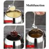 Large Capacity Stainless Steel Seasoning Jar Dustproof Seasoning Pots Spices Organizer  for Kitchen