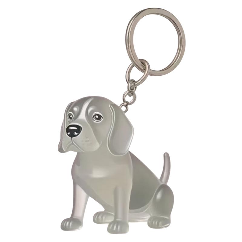 Clear Cat Hair Collection Capsule Keychain Kawaii Memorial Pet Cat Dog Hair Container Bag Charms Pendant For Pet Lovers